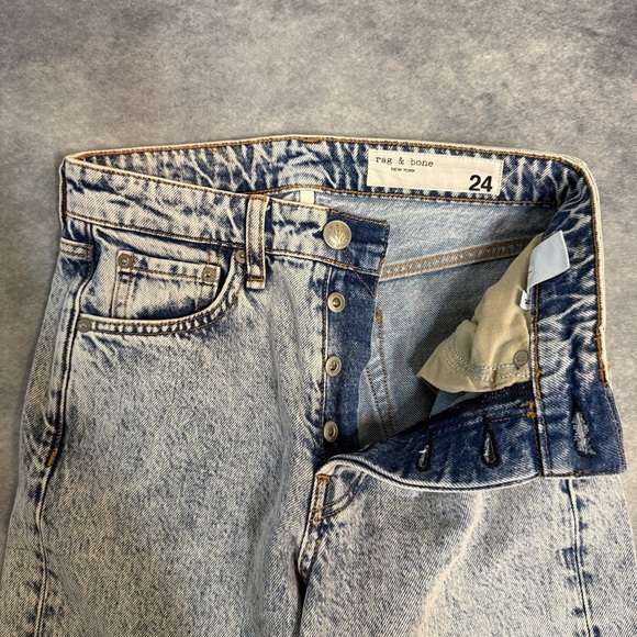 Rag & Bone Maya Jeans Women’s 24 High Rise Ankle Slim Fit Y2K Denim Vintage - Picture 8 of 16